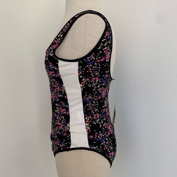 Puma XTG 90’s Cross Training Bodysuit Black Neon Bright Colorful Retro Y2K - Picture 4 of 9